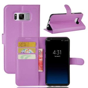 COQUE - BUMPER Coque Folio Samsung Galaxy S8 PLUS, Violet Couleur Integrale Antichoc Protection Élégant Souple Slim Bumper Anti-rayures