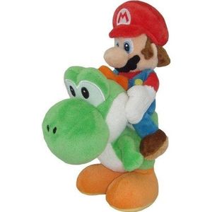 PELUCHE Peluche Super Mario Bros. - BANPRESTO - Mario & Yoshi - 20 Cm - Enfant - Mixte - 3 ans