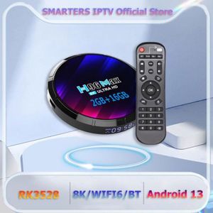 BOX MULTIMEDIA Boîtier TV Android 13 H96MAX 2Go 16Go RK3528 Wifi6