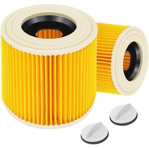 Filtres De Rechange Pour Aspirateur Kärcher VC2 - Lot De 2 Ou 4, Lavables HEPA, Pour Une Aspiration Optimale
