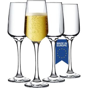 Coupe à Champagne Premium Cristal Verres à Vin Blanc Flûtes à Vin Lo