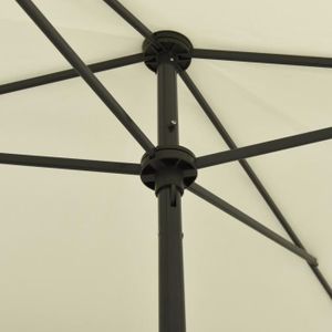 PARASOL Parasol de plage - VINGVO - 200x125 cm - Jaune sab
