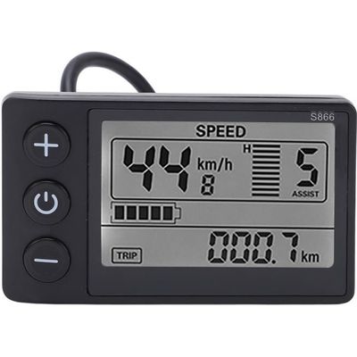 Dioche Écran LCD Pour Vélo Électrique EN06 – Compatible 24V à 60V, 6 Broches étanche