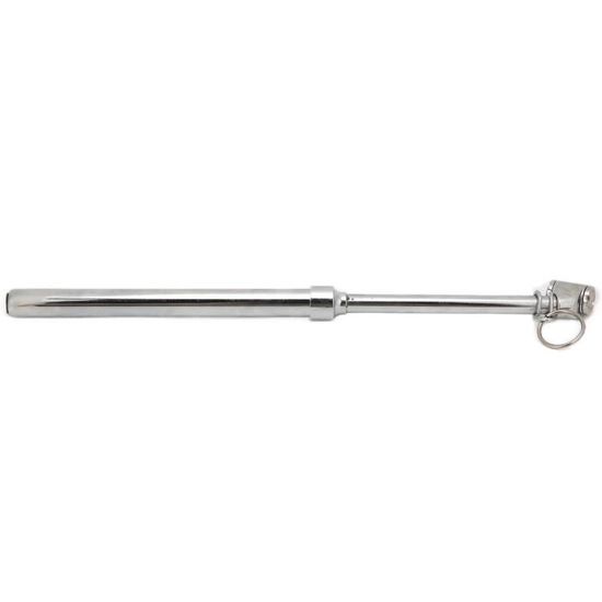 Manomètre Pression Pneus Avec Chuck Universel - Jauge 0-220 PSI/0-16 Bar, Tuyau Flexible, Pour Voiture, Moto, Vélo