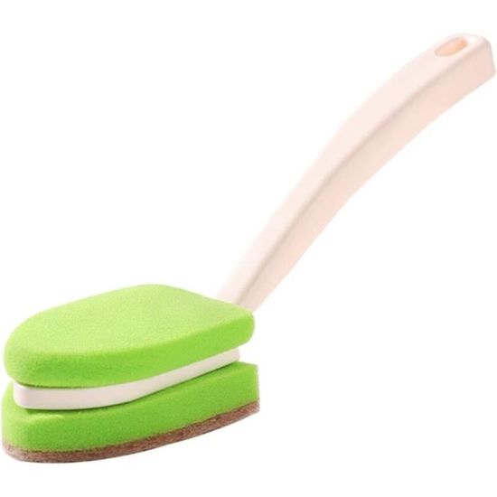 12PCS Vaisselle Baguette Avec Poignée Scrub Brosse De Nettoyage Recharges Remplacement éponge Plat Têtes Vaisselle Baguette Tapis Brosse évier De Cuisine Outil De Nettoyage Pour Le Nettoyage