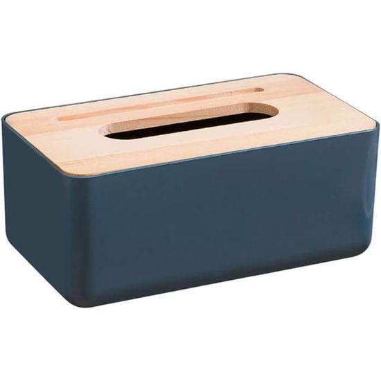 RORPOIR Boîte à Mouchoirs De Table Style Européen – ABS Blanc, Avec Statue De Renne De Noël