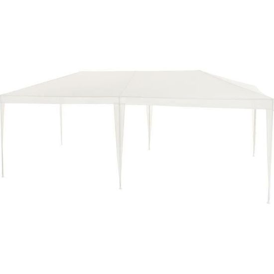 SHOT CASE -Tonnelle de jardin - 3x6 m - Acier et 140 g polyester ...