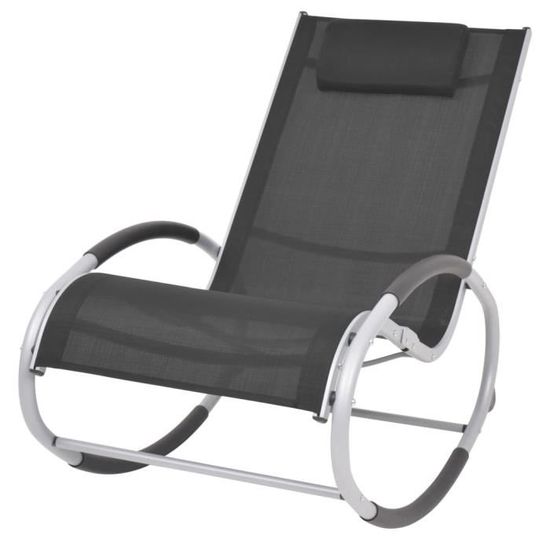 🐧1706Magnifique-Fauteuil à Bascule Fauteuil berçant 62 x 122 x 82 cm Chaise à bascule Rocking Chair - Contemporain Chaise Loisir