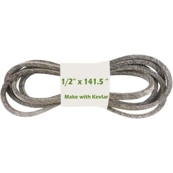 Courroie De Plateau Pour Tracteur Tondeuse 1/2 X 102 Pouces Avec Kevlar - Compatible John Deere, Toro, Craftsman... - 10