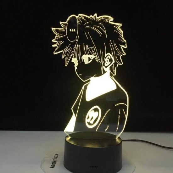 Anime Hunter X 3D Lampe Killua Zoldyck Figure Veilleuse Changement De Couleur Usb Batterie Enfant Led Night Light Cadeau De