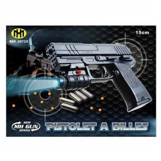 Pistolet a Bille avec Lumiere Bleu 0,7 Joules Max - Replique Arme Airsoft -  102 - Cdiscount Jeux - Jouets