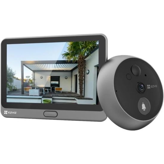Judas De Porte Caméra CP4 1080P - Visiophone Connecté Wi-Fi - Vision Nocturne