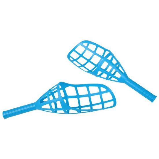 Jeu De Capture De Balle Avec Lanceur - 2 Raquettes Et 4 Balles Souples - Jouet D'extérieur Pour Enfants Et Adultes - PVC
