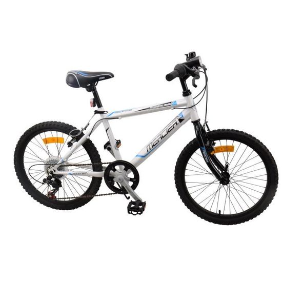 VTT 20'' MERCIER - 6 vitesses - cadre acier - blanc - garçon