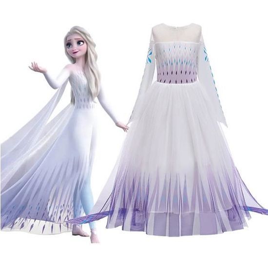 Déguisement Elsa La Reine des Neiges Taille 9-10 ans