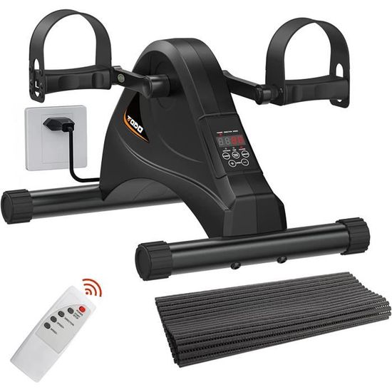 Pédalier électrique FITODO - Rééducation Jambes/bras - 6 Vitesses - Télécommande - Silencieux