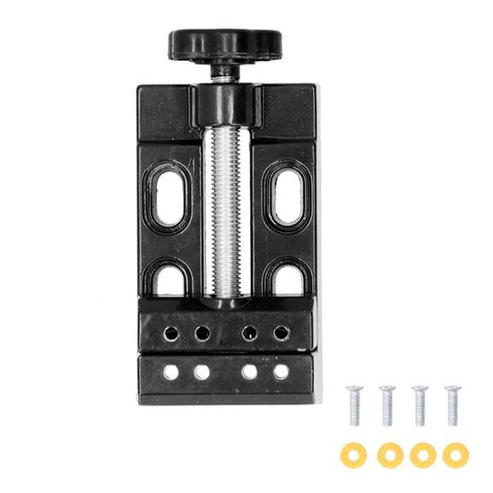 Étau De Perceuse à Glissière Croisée 7,6 Cm (3") - Table De Banc Composée, Réglage 2 Axes (X Et Y) - Pour Travail Du Bois, Métal, Bricolage