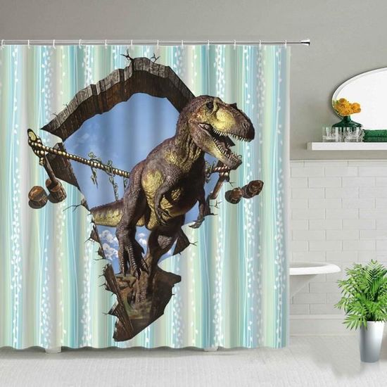 30 Autocollants Antidérapants Baignoire Dinosaures - Imperméables & Amusants