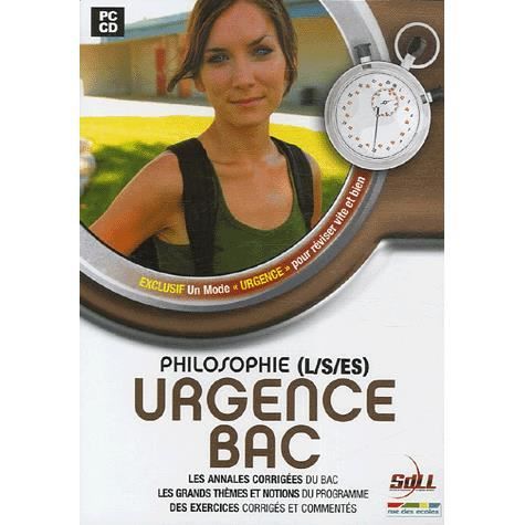 Urgence Bac : Philosophie / PC Cd-Rom