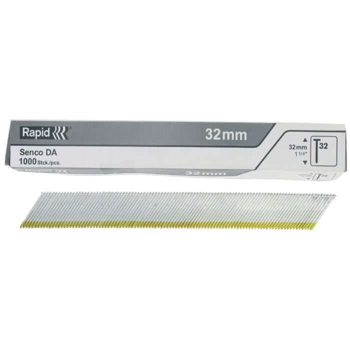 RAPID Agrafes galvanisées - N°32/32 mm