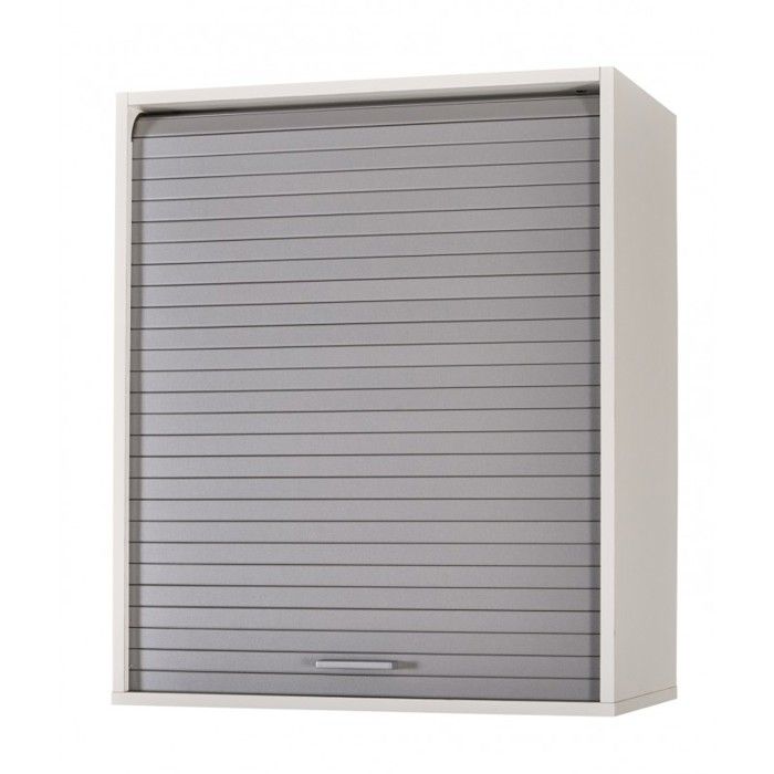 Meuble Cuisine Blanc Bicolore 60 cm H 72 cm - Coloris: Aluminium - Simmob - Meubles de cuisine - CUISINE