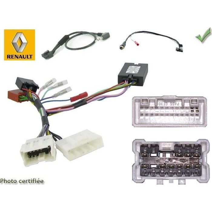 Commande au Volant PIONEER pour RENAULT Captur ap13 Megane et Scenic ap12