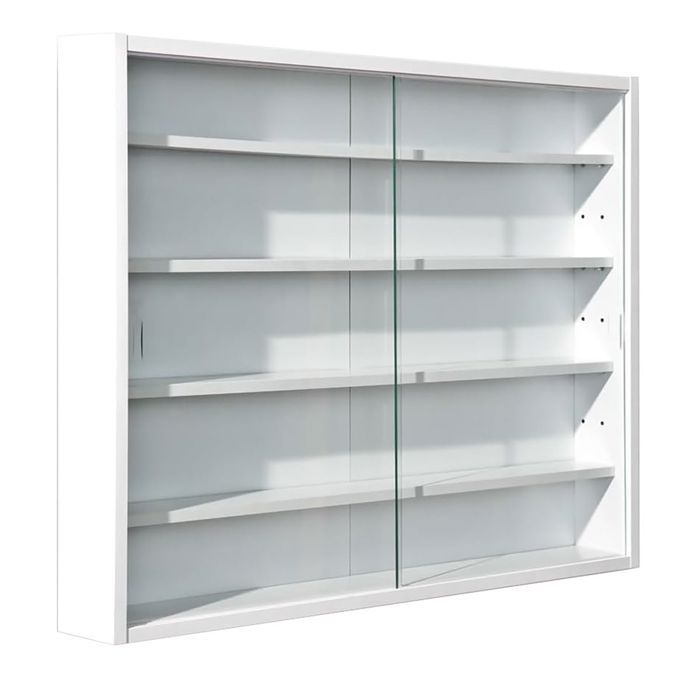 Collect Blanc - Vitrine Murale