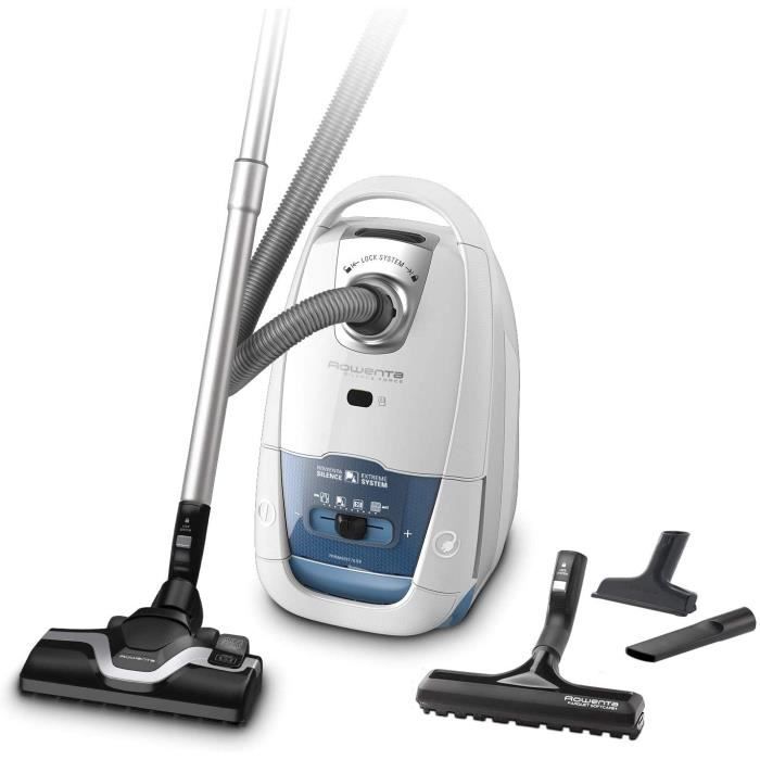 Rowenta Silence Force Parquet Aspirateur Avec Sac Silencieux Performant Capacité XL 4,5L Accessoires Pour La Maison RO7747EA [Classe