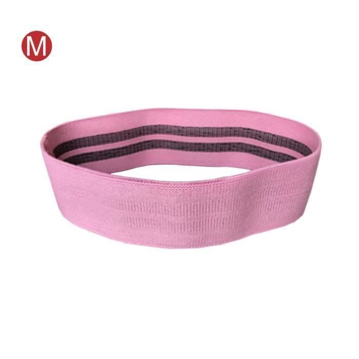 Unisexe Booty Bande Hanche Cercle Boucle Résistance Bande Entraînement Exercice pour Jambes fesses ROSE M Aw57202