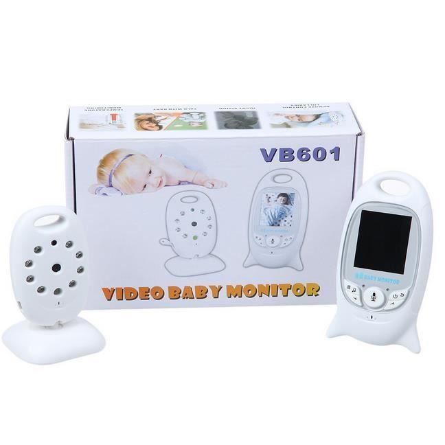 2.0 Inch Color Video Wireless Baby Monitor Security Camera Nigh Vision IR LED Temperature Monitoring 8 Lullabies 2 Way Talk