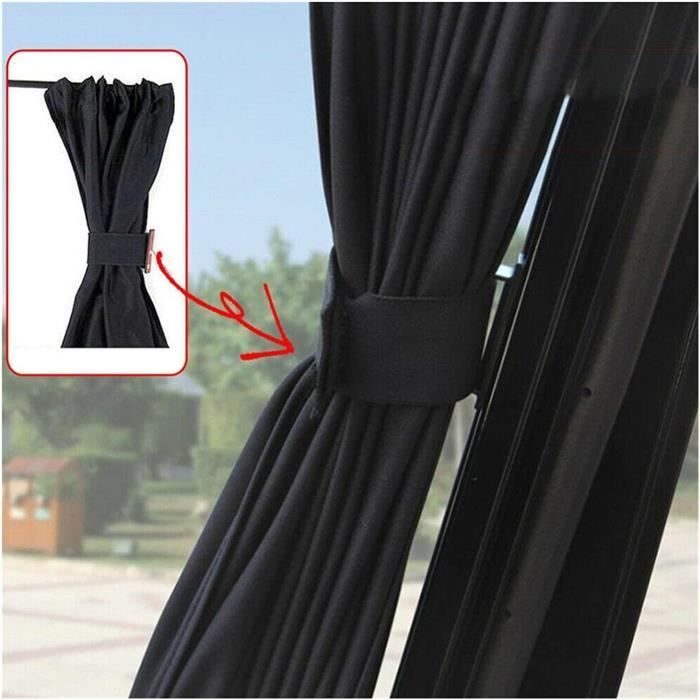 PARE-SOLEIL - BANDE SOLAIRE - FILM SOLAIRE Srfghjs Rideau de Voiture 2pcs Coton Protection Voiture UV LUN Pare-Soleil Rideaux 709