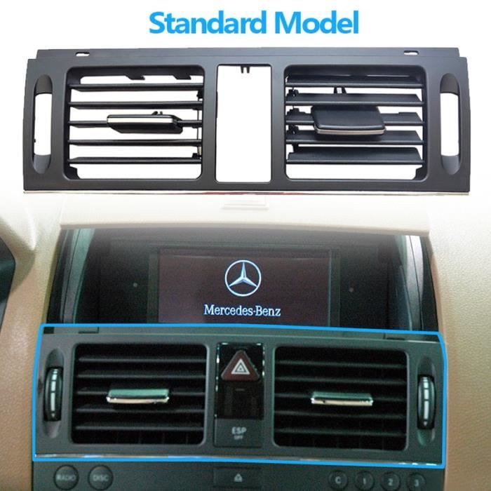 Filtres à air,RHD Grille de ventilation pour climatiseur de tableau de bord, pour Mercedes Benz W204 classe - Type Central Standard