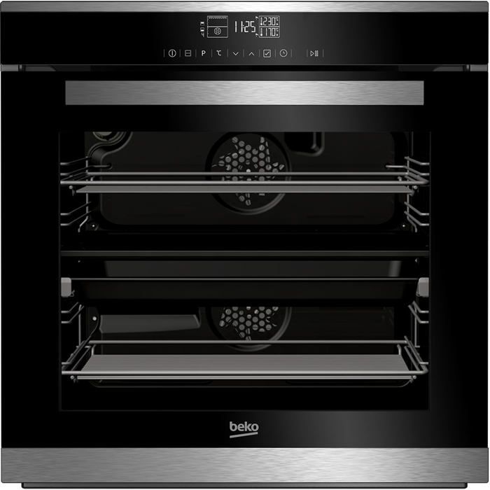 Beko BVM35400XPS Four intégrable niche largeur : 56 cm profondeur : 55 cm hauteur : 59 cm avec système auto-nettoyant classe A…