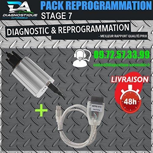 Mister Diagnostic® PACK REPROGRAMMATION - MPPS V3 PRO + V16 - SUPPRIMER FAP EGR ANTI DEMARRAGE CHIP