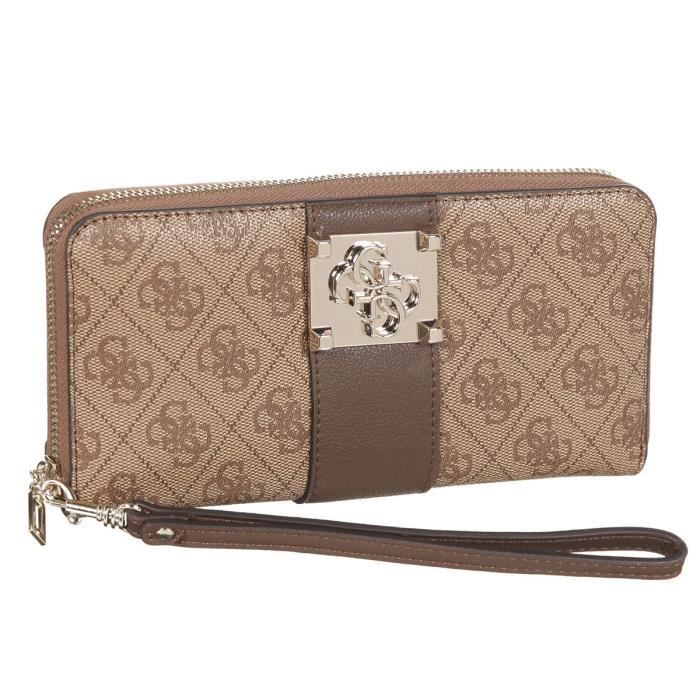 GUESS - porte feuille femme - marron