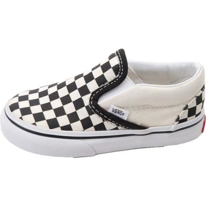 Vans Slip-On Kids Noir/Blanc