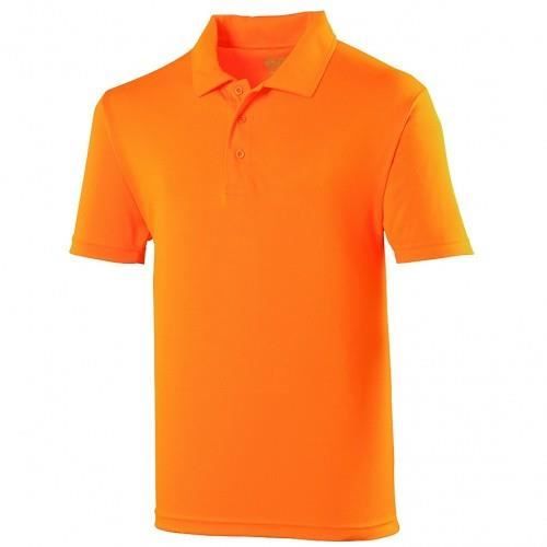 Polo sport uni Just Cool pour homme Orange élec...