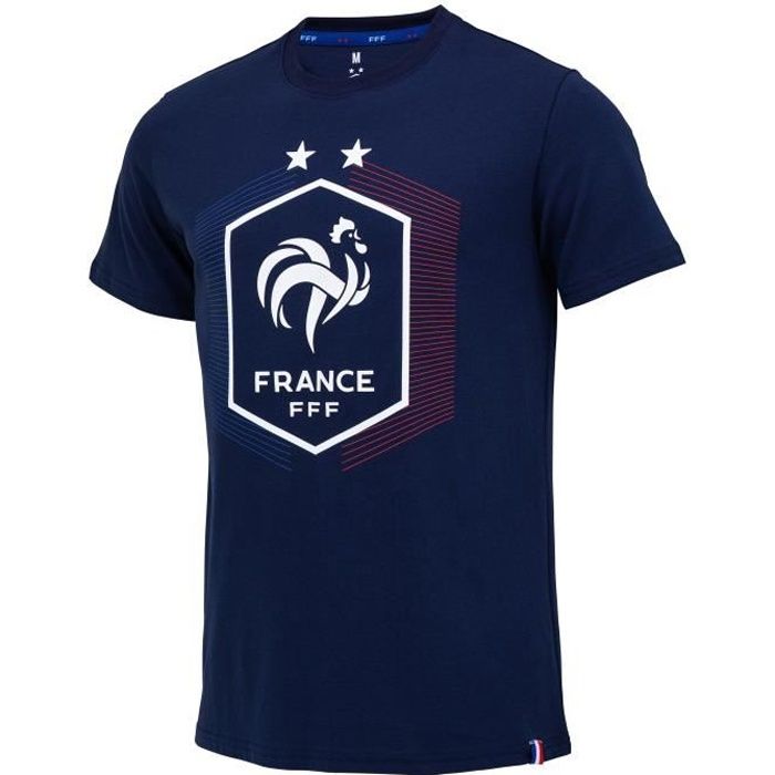 T-shirt FFF - Collection officielle EQUIPE DE FRANCE - Homme - Marine