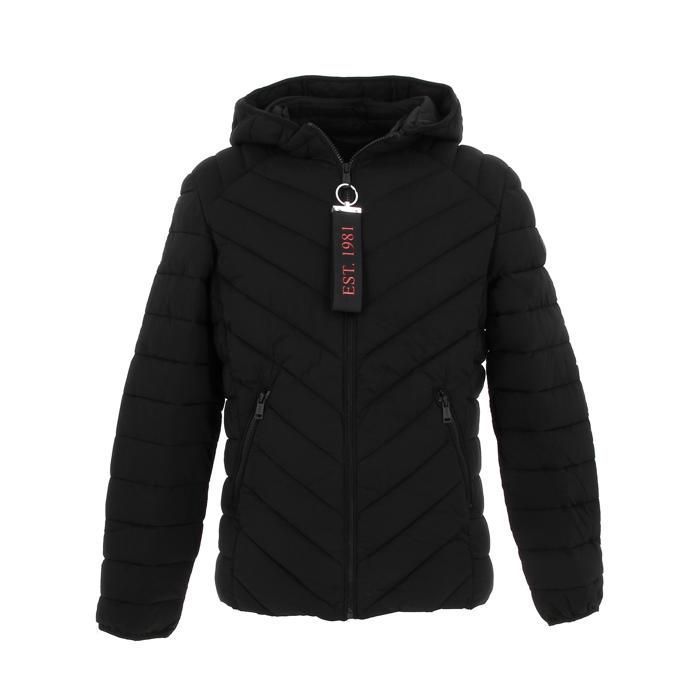 Vestes blousons hiver Stretch hoodie blk jacket - Guess