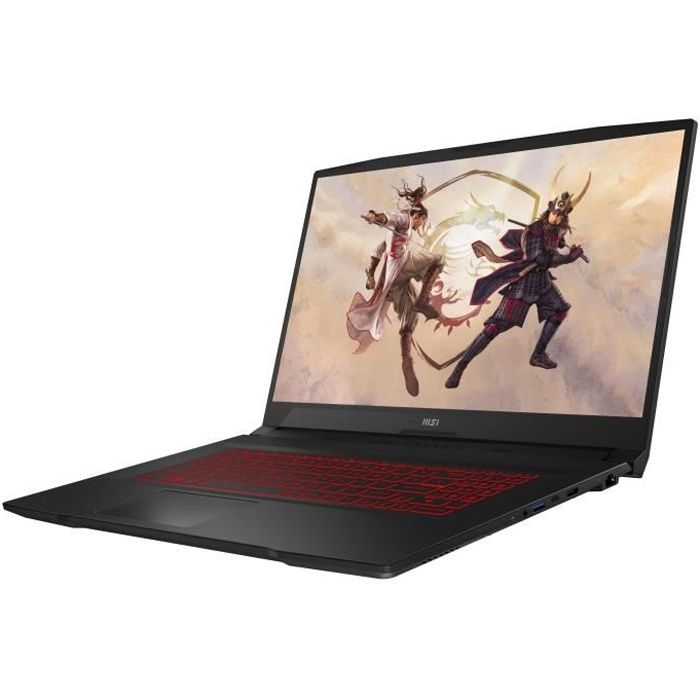 PC Portable Gaming MSI Katana GF76 12UGS 616FR 173 FHD 144Hz Core i7 12700H 16Go 512Go SSD RTX3070Ti 8GB Windows 11 AZERTY
