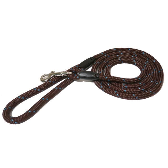 ROSEWOOD Corde tressée avec crochet - Marron - Pour chien