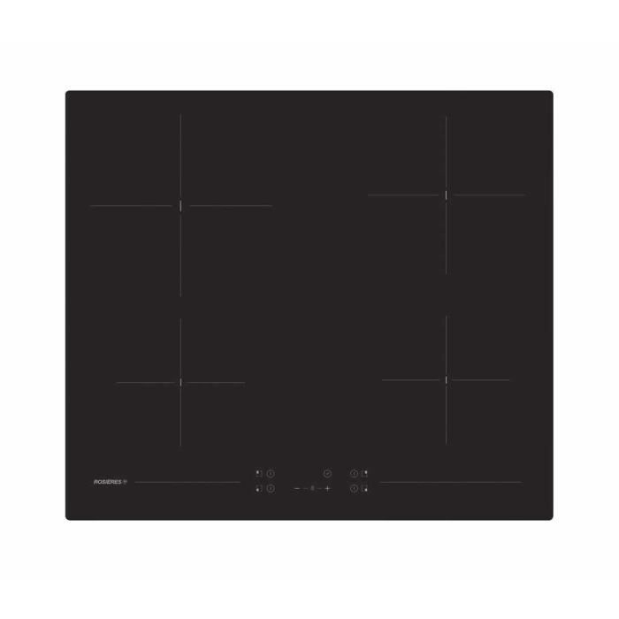 Rosieres RH64CT-1, Intégré, Plaque avec zone à induction, Céramique, Noir, 1200 W, Rond