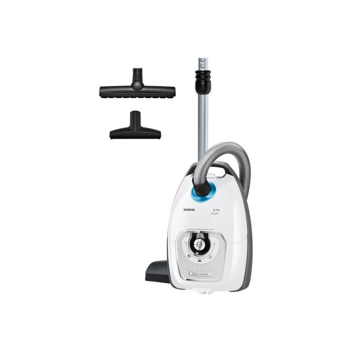 Siemens Z7.0 family allergyPlus VSZ7442S Aspirateur traineau sac blanc-noir