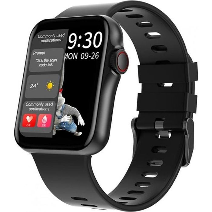 Regarder 1.6inch UCH ScreenTrackers soutien Pression artérielle Fréquence cardiaque sommeil Détection du noir