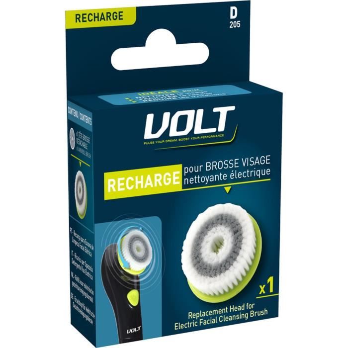 VOLT Recharge pour brosse nettoyante visage Homme x1