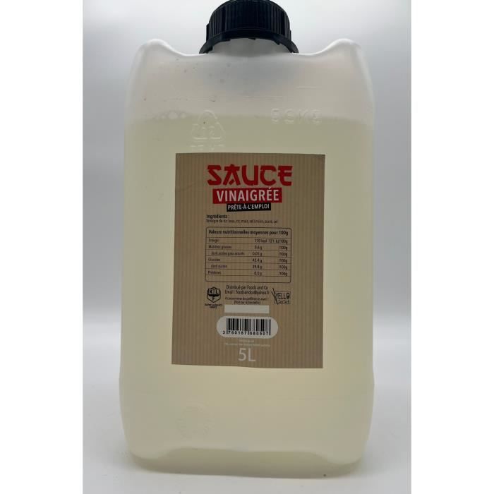 Sauce vinaigre de riz, Yello sushi, 5 LITRES