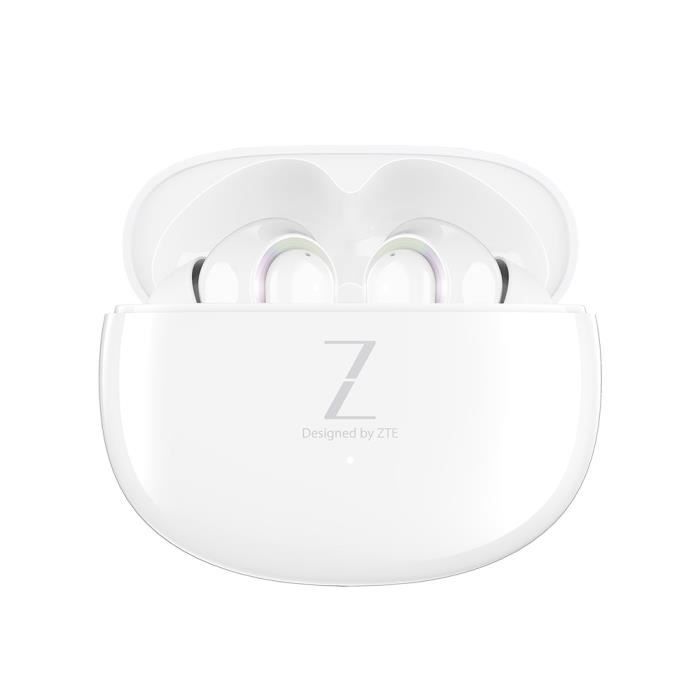 ZTE LiveBuds Pro Blanc Écouteur Bluetooth sans fil Réduction active du bruit Faible latence Touche Intelligente Bluetooth 5.0