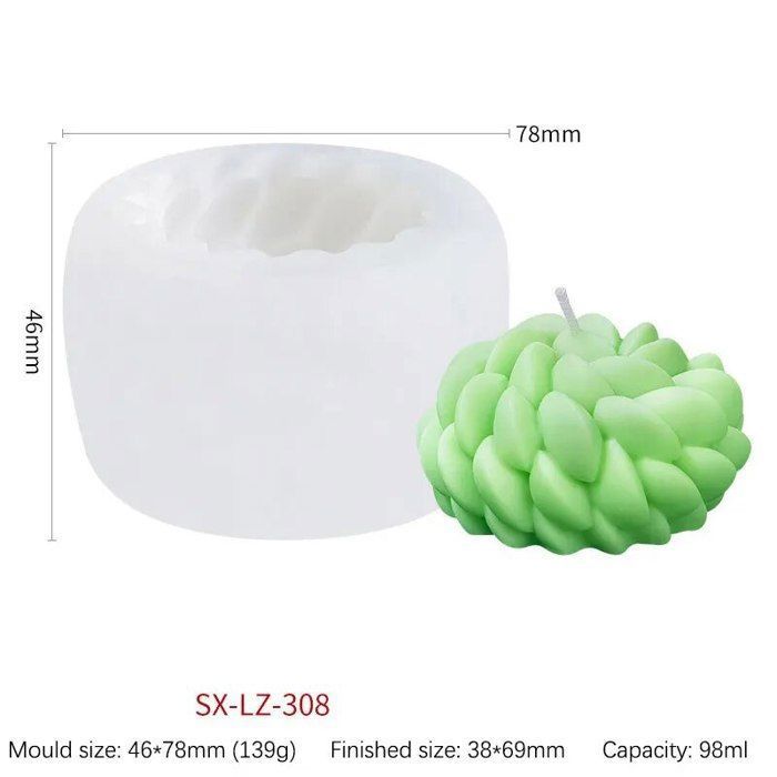 Moule En Silicone Papillon 2 Pièces – Pour Bougies, Plâtre, Résine… Tailles 13,4x10 Cm Et 7,8x6,5 Cm