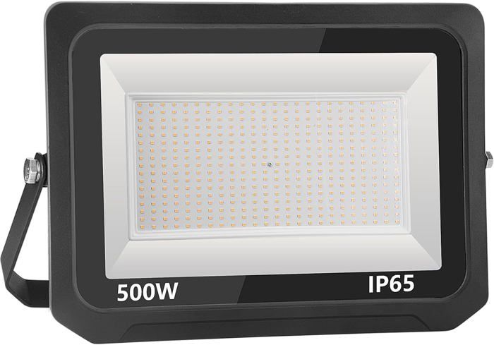LED Projecteur extérieur : 500W super lumineux Projecteur 3000K blanc ...
