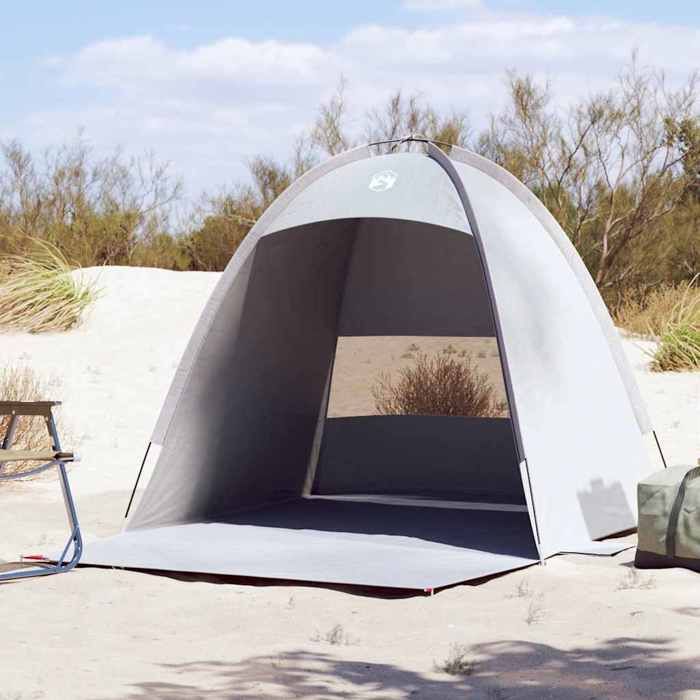 Tente De Plage Pop-up Glymnis - Protection UV 50+, Porte Zippée, Pour 1 à 4 Personnes